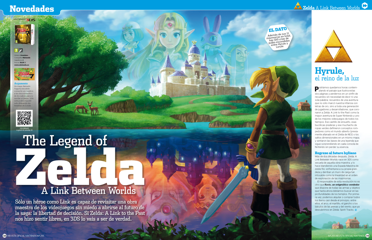 Zelda A Link Between Worlds juego del año para GameSpot
