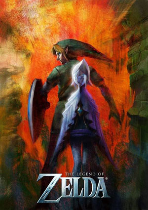 El cartel promocional de Skyward Sword, lo único que se mostró en el E3 de 2010