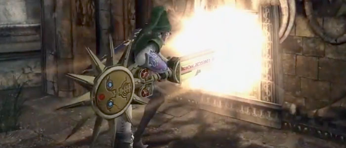 Bayonetta vestida como Link