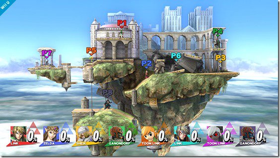 El escenario de «El Templo» sufrirá un pequeño cambio en Super Smash Bros. WiiU