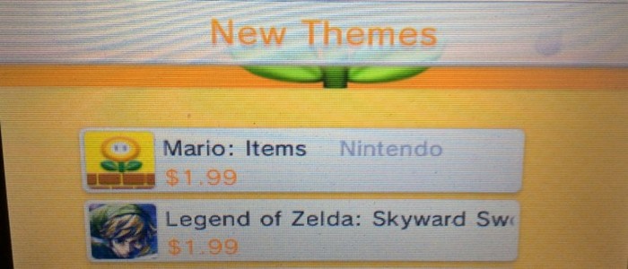 Tema Zelda Skyward Sword disponible en USA para Nintendo 3DS