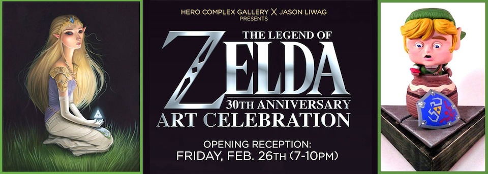 Exposición de arte por el 30 aniversario de Zelda en Los Ángeles