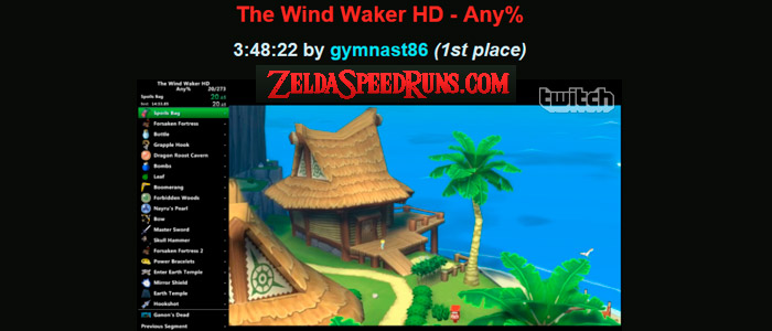 Récord de Speedrun en The Wind Waker HD