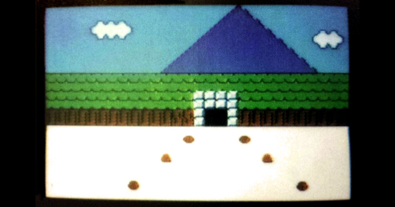 La primera pantalla creada para Zelda 1