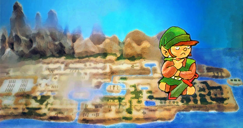 Zelda Encyclopedia ubica el mapa de Zelda 1 en A Link to the Past