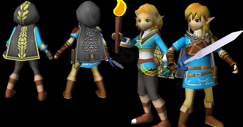 ¿Cómo serían Link y Zelda de Breath of the Wild hace 10 años?
