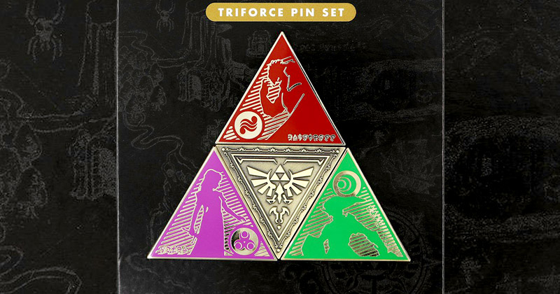 Triforce Pin Set de Penny Arcade