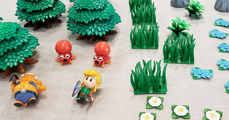 Nintendo muestra la creación de la maqueta-diorama de Link’s Awakening