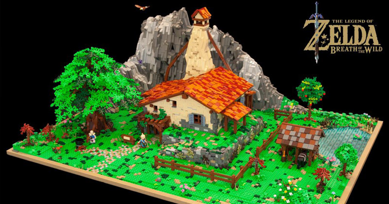 Casa de Link en Breath of the Wild de LEGO