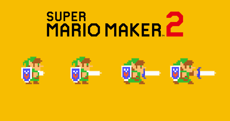 Niveles de aventura de The Legend of Zelda en Super Mario Maker 2