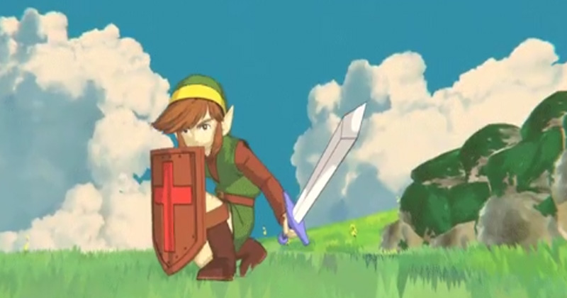 Impresionante animación inspirada en el Zelda original de NES