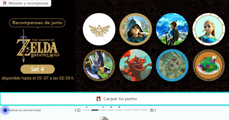 Cuarto y último set de iconos de Breath of the Wild para Nintendo Switch Online