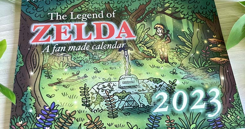 Obtén este calendario de The Legend of Zelda de 2023 creado por un fan