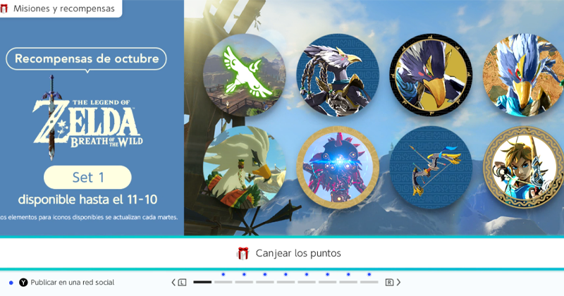Nuevos iconos de Breath of the Wild de los elegidos llegan a Nintendo Switch Online