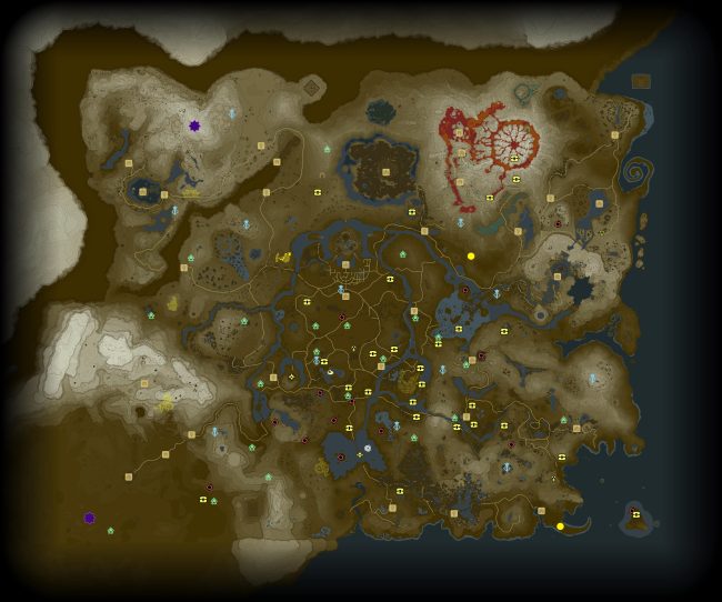 Mapa Hyrule TotK