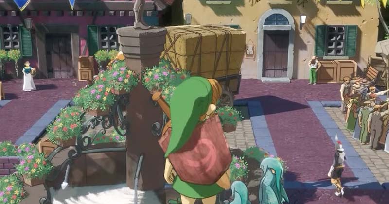 Animación de Ocarina of Time al estilo Ghibli
