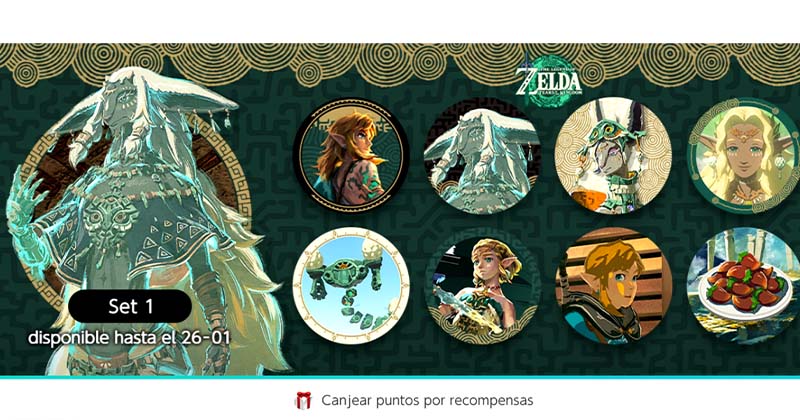 Nuevos iconos de Tears of the Kingdom llegan a Nintendo Switch Online