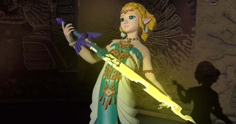 La nueva estatua a tamaño real de Zelda se muestra en vídeo